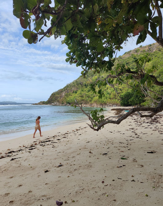 Plage à Linapacan deserte