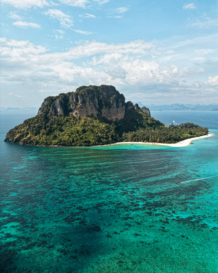 Ile krabi plage et mer