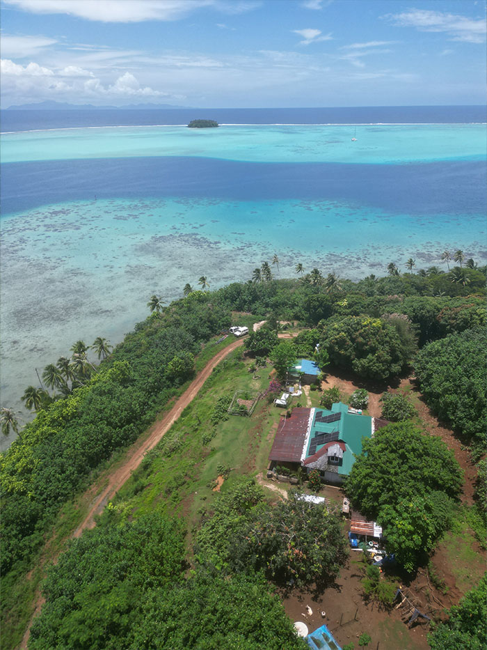 LTB Fenua à Raiatea volontariat
