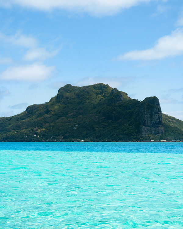 Lagon Mauptiti en bateau