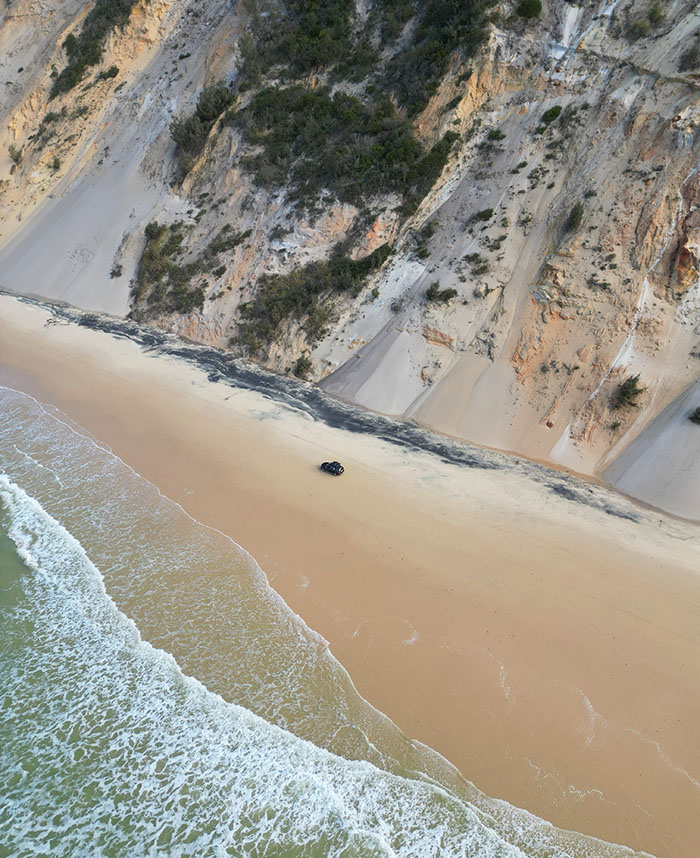 Camping sur la plage en Australie