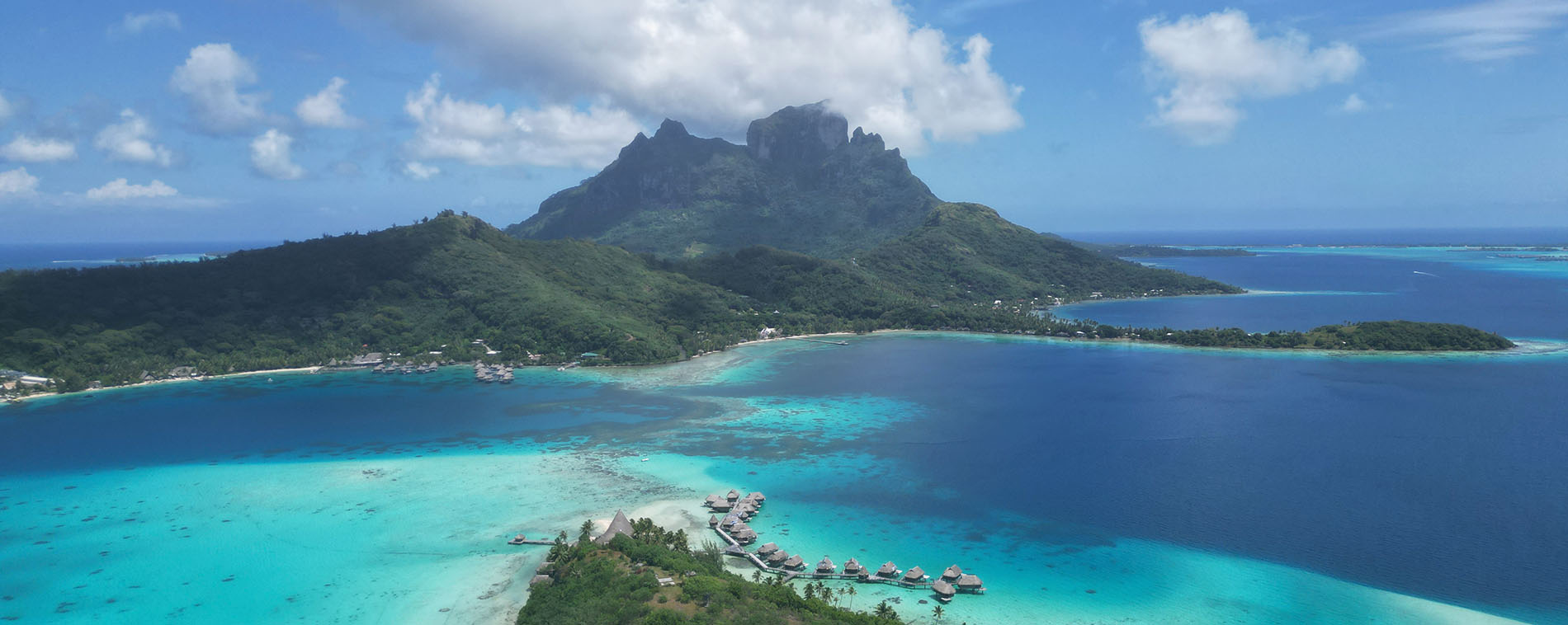 lagon et île bora bora