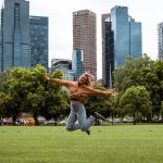 Parc Melbourne avec building