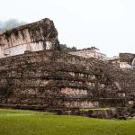 Ruines dans le site archeologique de Palenque
