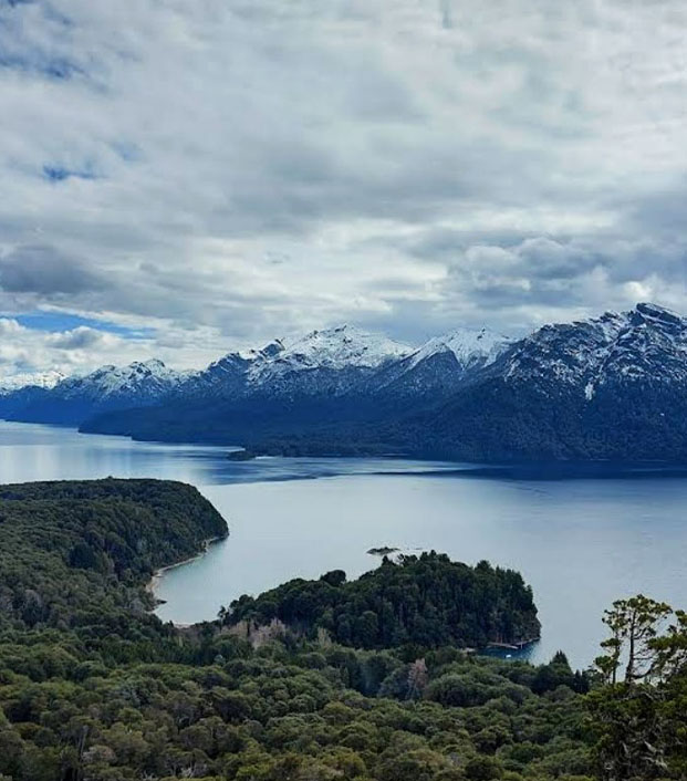 Point de vu du Cerro Llao Llao
