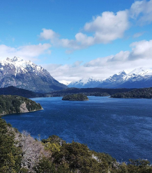 Point de vue du cerro campanario à Bariloche