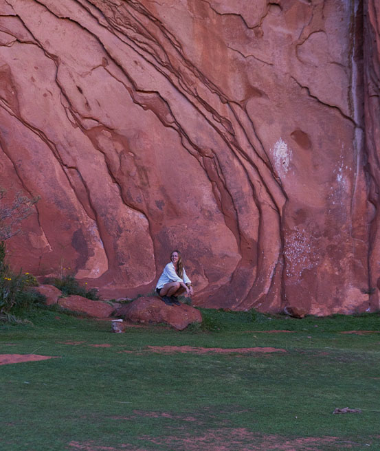 Paysage rochers Inca Cave