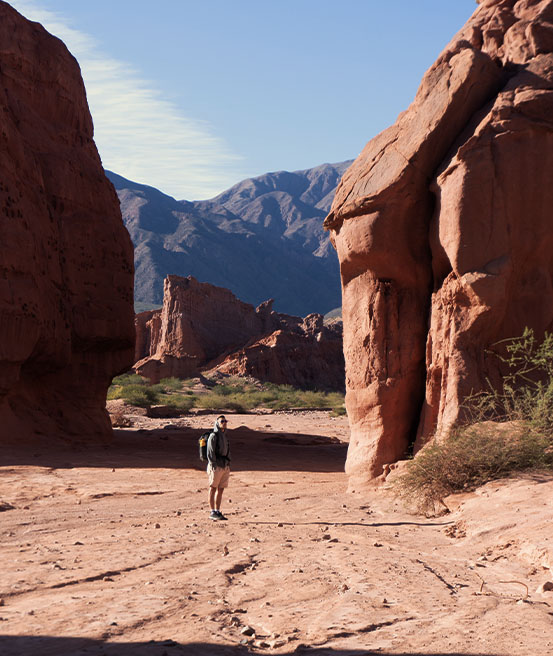 Entrée de los Colorados roches paysages montagnes