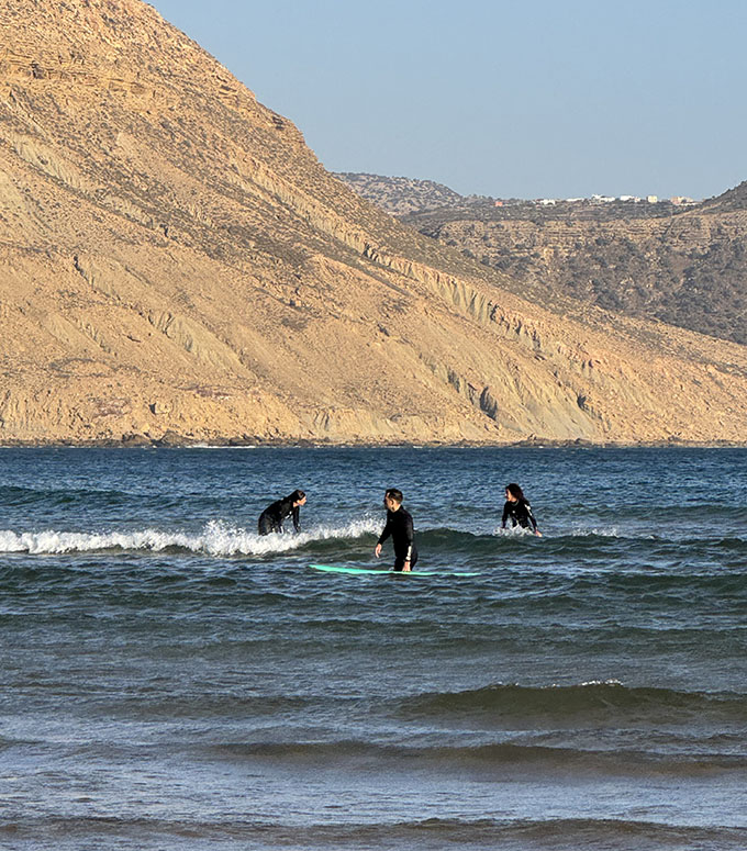 Surf Anthony Ismouane avec paysage