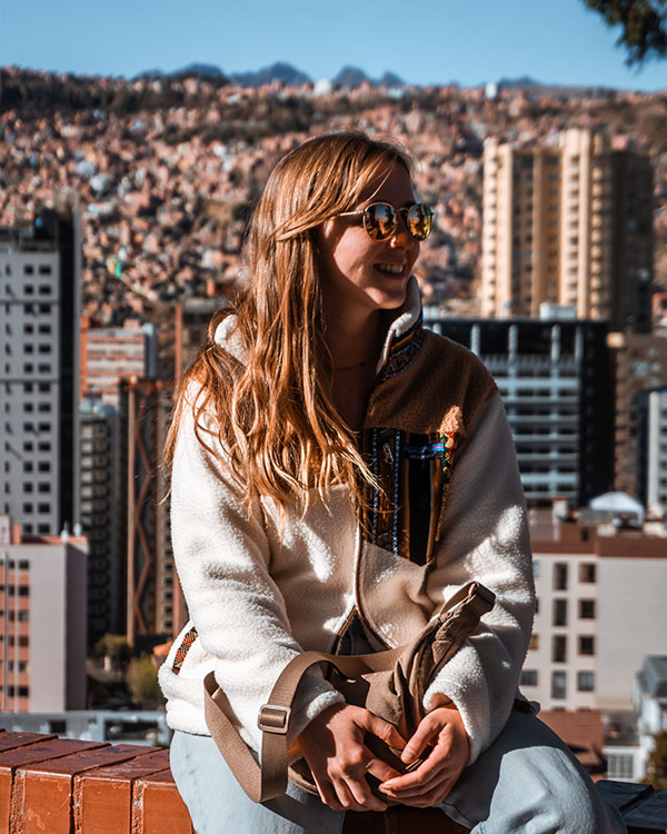 Marine avec la vue sur La Paz